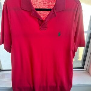 Ralph Lauren Deep Red Polo Shirt